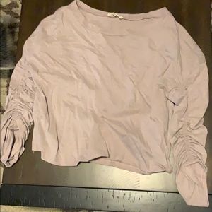 Lavender long sleeve top